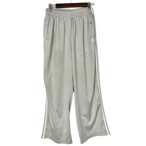 Adidas Y2K Gray Tri Stripe Basketball Pants M